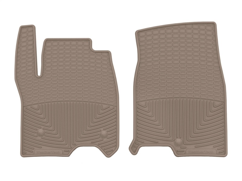 Cadillac Escalade Floor Mats - Front - WeatherTech - Rubber - Tan - `21-`27 Cadillac Escalade Floor Mats - Front - WeatherTech - Rubber - Tan - `21-`27