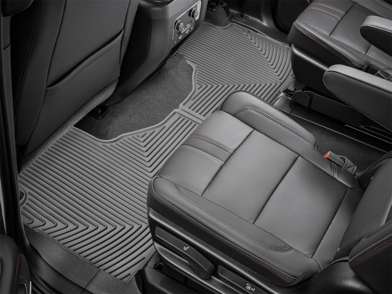 Cadillac Escalade Floor Mats - Rear - WeatherTech - Rubber - Grey - `21-`27