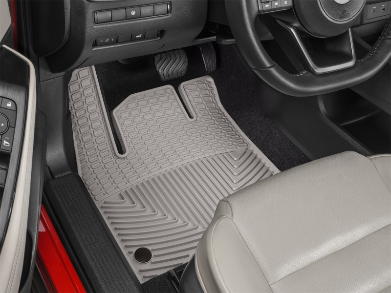 Nissan Rogue Floor Mats - Front - WeatherTech - All-Weather - Grey - `21-`27
