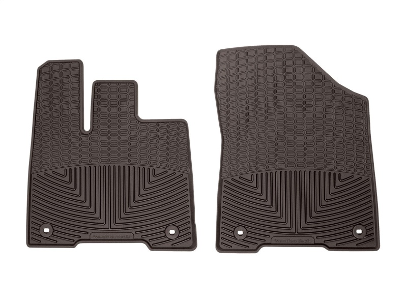 Toyota Sienna Floor Mats - Front - WeatherTech - Rubber - Cocoa - `21-`27