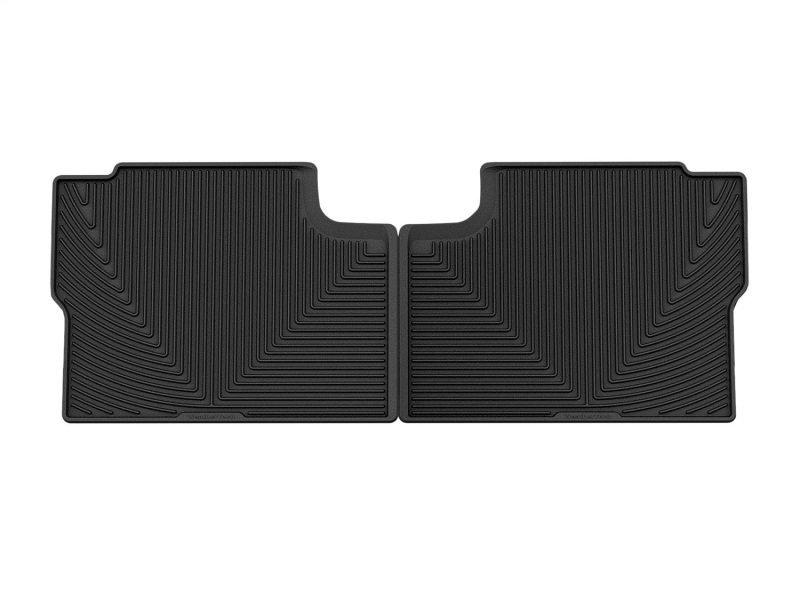 Ford F-150 SuperCrew Floor Mats - Rear - WeatherTech - Rubber - Black - `21-`27