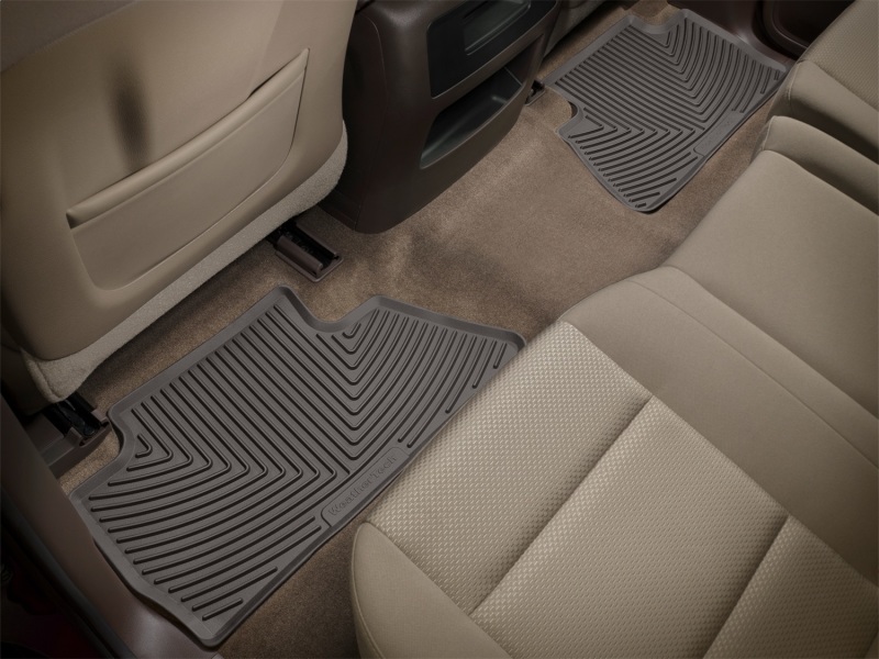 Ford F-150 Raptor Rubber Mats - Rear - WeatherTech - All-Weather - Cocoa - `21-`27 Ford F-150 Raptor Rubber Mats - Rear - WeatherTech - All-Weather - Cocoa - `21-`27