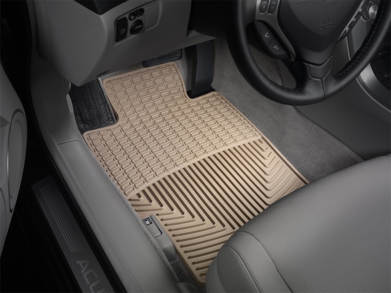 Acura TL Floor Mats - Front - WeatherTech - Rubber - Tan - `04-`08