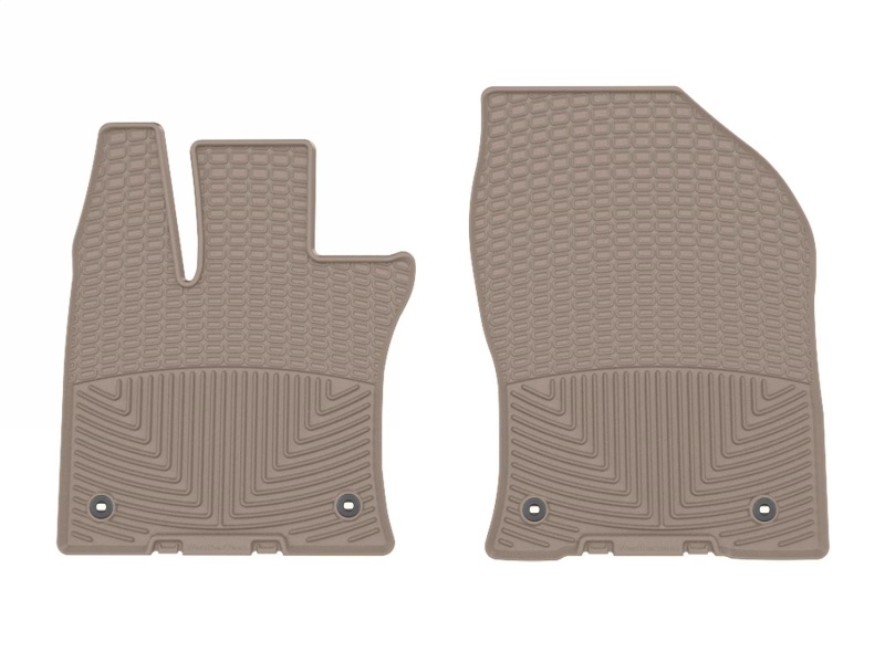 Lexus UX Hybrid Floor Mats - Front - WeatherTech - Rubber - Tan - `19-`25