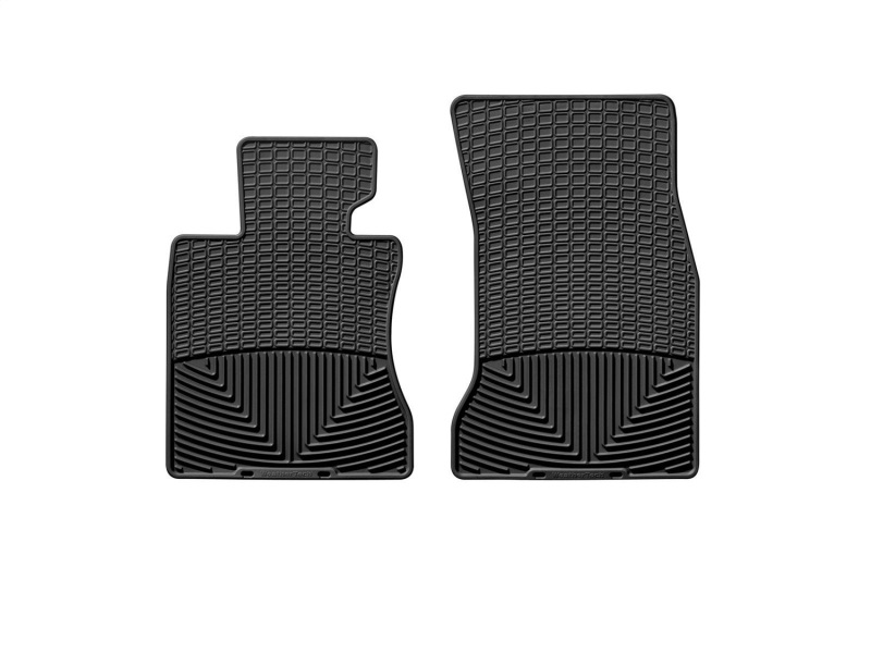BMW 5 Series Rubber Floor Mats - Front - WeatherTech - All-Weather - Black - `04-`07