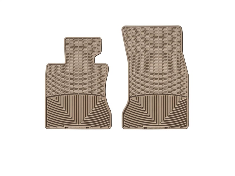 BMW 5 Series Front Rubber Mats - WeatherTech - All-Weather - Tan - `04-`07