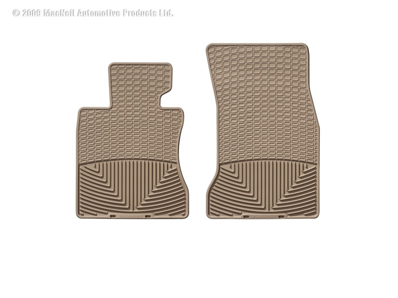 BMW 5 Series Front Rubber Mats - WeatherTech - All-Weather - Tan - `04-`07