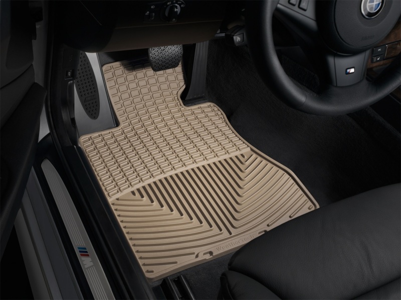 BMW 5 Series Front Rubber Mats - WeatherTech - All-Weather - Tan - `04-`07