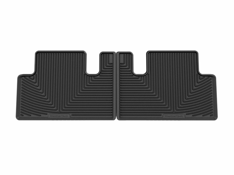 Tesla Model 3 Floor Mats - Rear - WeatherTech - All-Weather - Black - `17-`23
