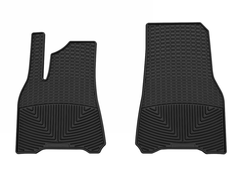 Tesla Model Y Floor Mats - Front - WeatherTech - All-Weather - Black - `20-`24