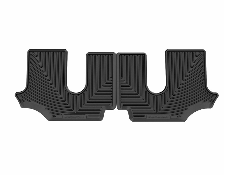 Volkswagen Atlas Floor Mats - Rear - WeatherTech - All-Weather - Black - `18-`26
