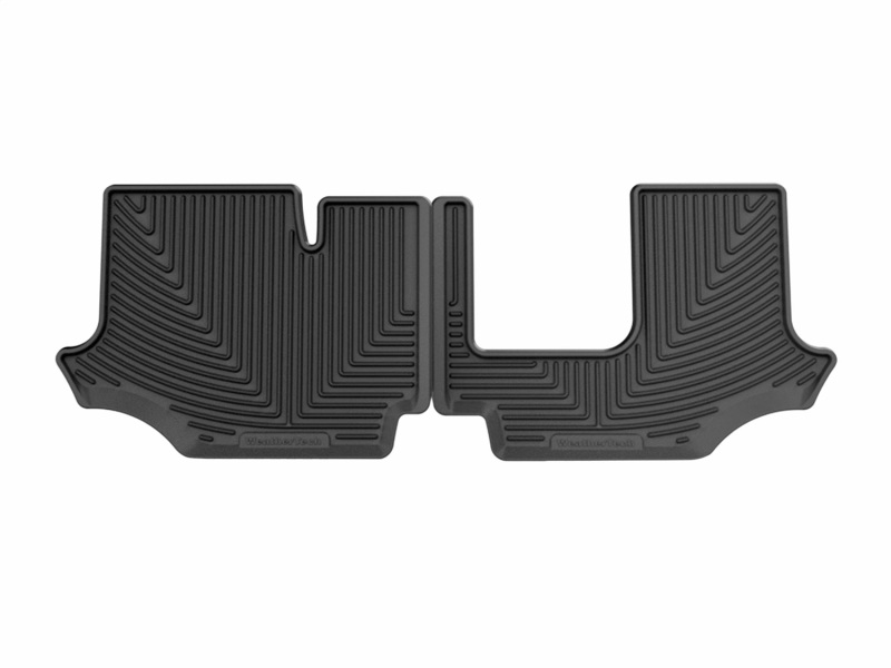 Volkswagen Atlas Floor Mats - Rear - WeatherTech - All-Weather - Black - `18-`26