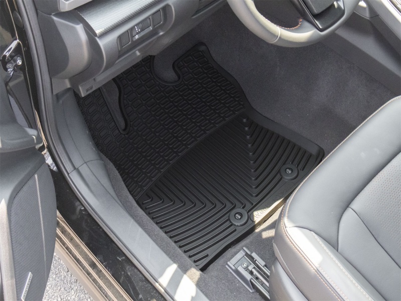 Subaru Crosstrek Floor Mats - Front - WeatherTech - All-Weather - Black - `24-`26