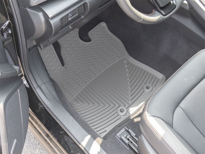 Subaru Crosstrek Floor Mats - Front - WeatherTech - All-Weather - Black - `24-`26