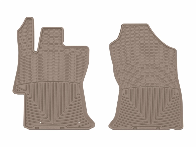 Subaru Crosstrek Floor Mats - Front - WeatherTech - All-Weather - Tan - `18-`23
