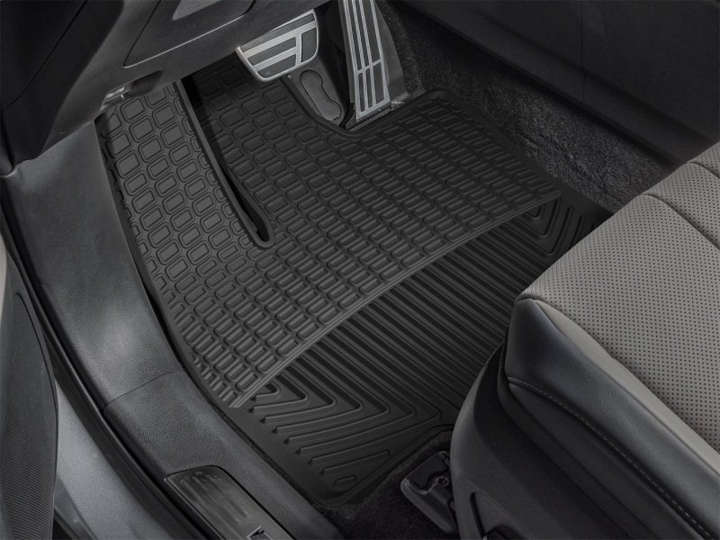 Lexus TX Rubber Floor Mats - Front - WeatherTech - All-Weather - Black - `24-`25