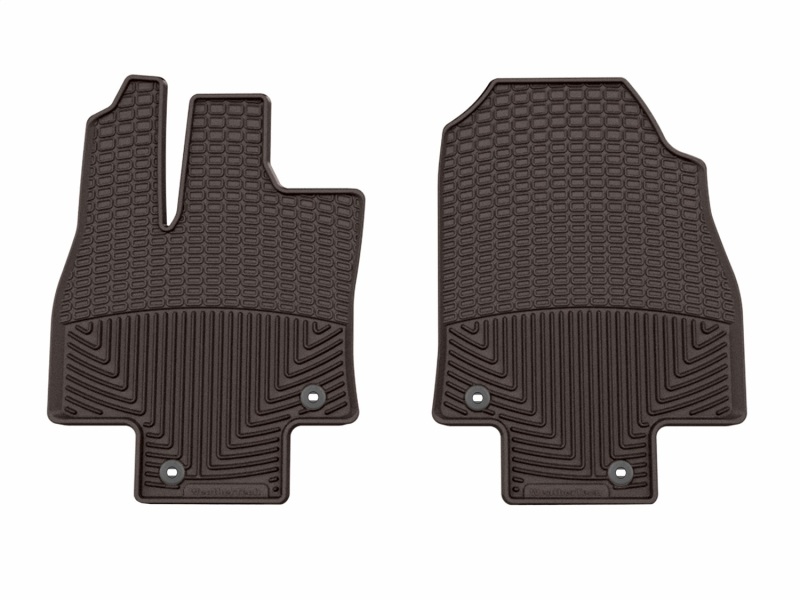 Lexus TX Floor Mats - Front - WeatherTech - All-Weather - Cocoa - `24-`25