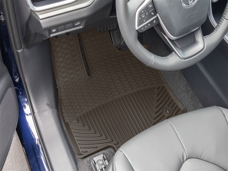 Lexus TX Floor Mats - Front - WeatherTech - All-Weather - Cocoa - `24-`25