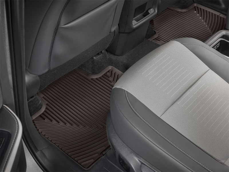 Lexus TX Floor Mats - Rubber - Rear - WeatherTech - All-Weather - Black - `24-`26