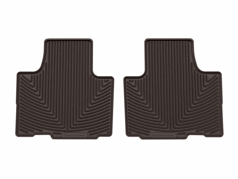 Lexus TX Floor Mats - Rubber - Rear - WeatherTech - All-Weather - Black - `24-`26