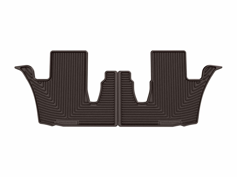 Lexus TX Rubber Mats - Rear - WeatherTech - All-Weather - Cocoa - `24-`26