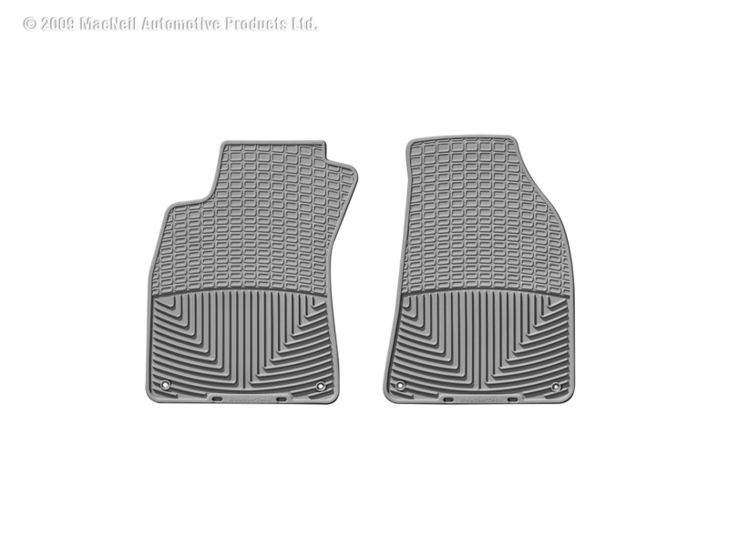 Audi A6 Floor Mats - Front - WeatherTech - Rubber - Grey - `95-`04