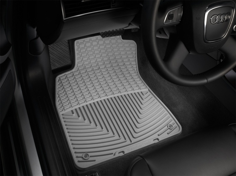 Audi A6 Floor Mats - Front - WeatherTech - Rubber - Grey - `95-`04