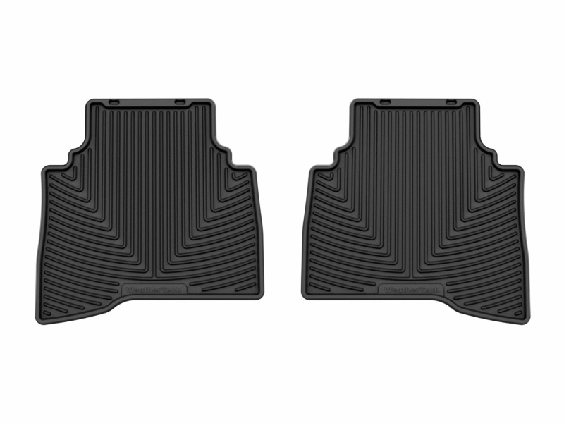 Toyota Prius Rubber Floor Mats - Rear - WeatherTech - All-Weather - Black - `23-`26