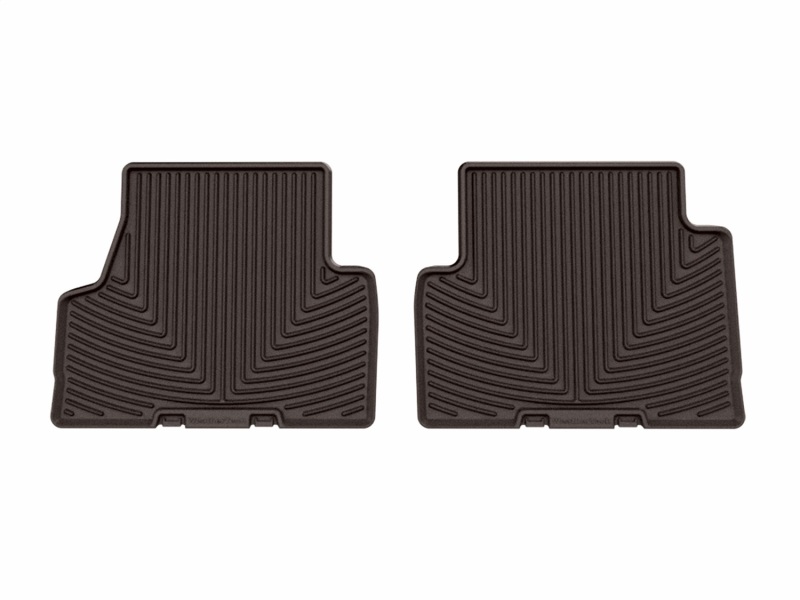 Ford Maverick Rubber Floor Mats - Rear - WeatherTech - All-Weather - Cocoa - `22-`26