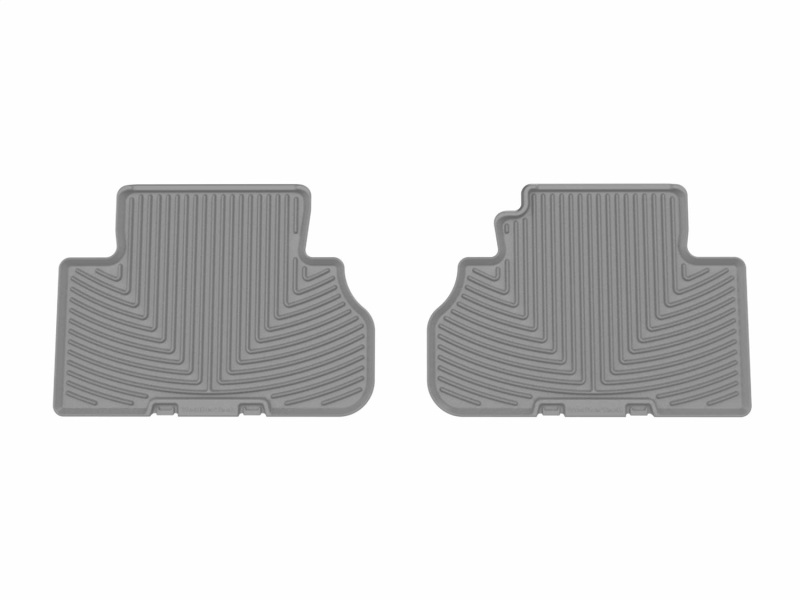 Audi Q5 Floor Mats - Rear - WeatherTech - All-Weather - Grey - `18-`25