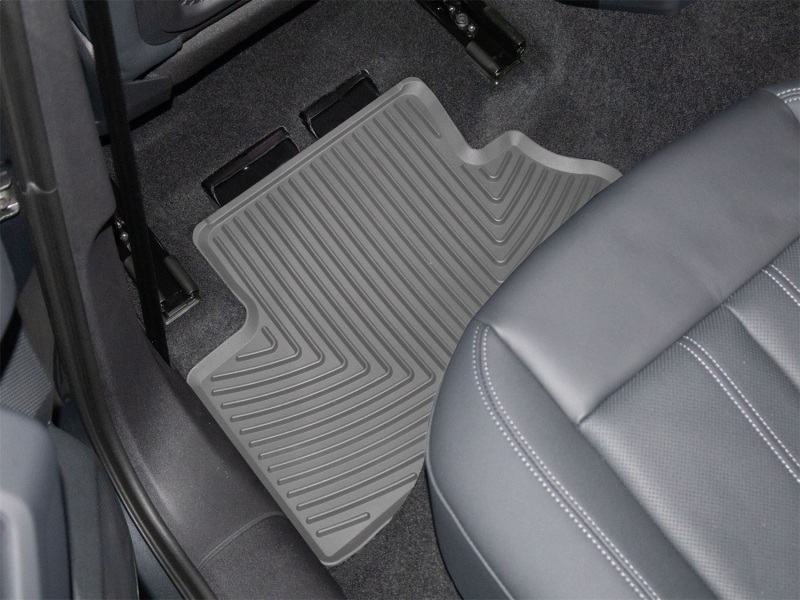 Audi Q5 Floor Mats - Rear - WeatherTech - All-Weather - Grey - `18-`25
