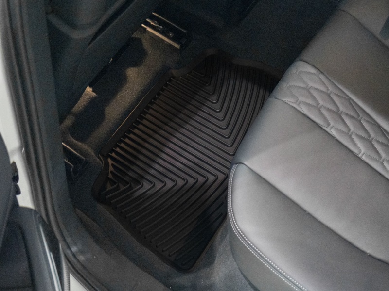 BMW X6 Rubber Floor Mats - Rear - WeatherTech - All-Weather - Black - `20-`26