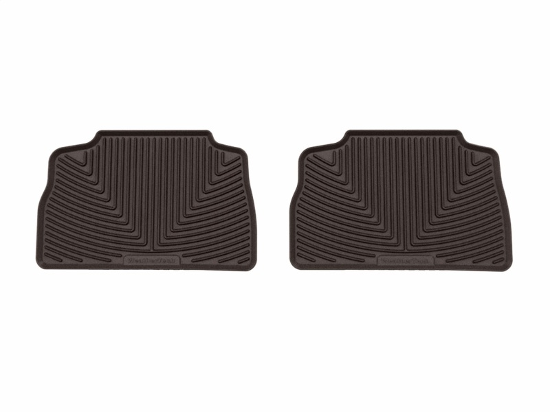 BMW X6 Competition Floor Mats - Rear - WeatherTech - All-Weather - Cocoa - `24-`26