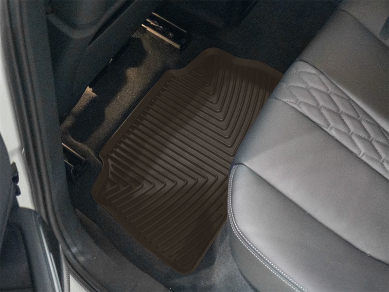 BMW X6 Competition Floor Mats - Rear - WeatherTech - All-Weather - Cocoa - `24-`26