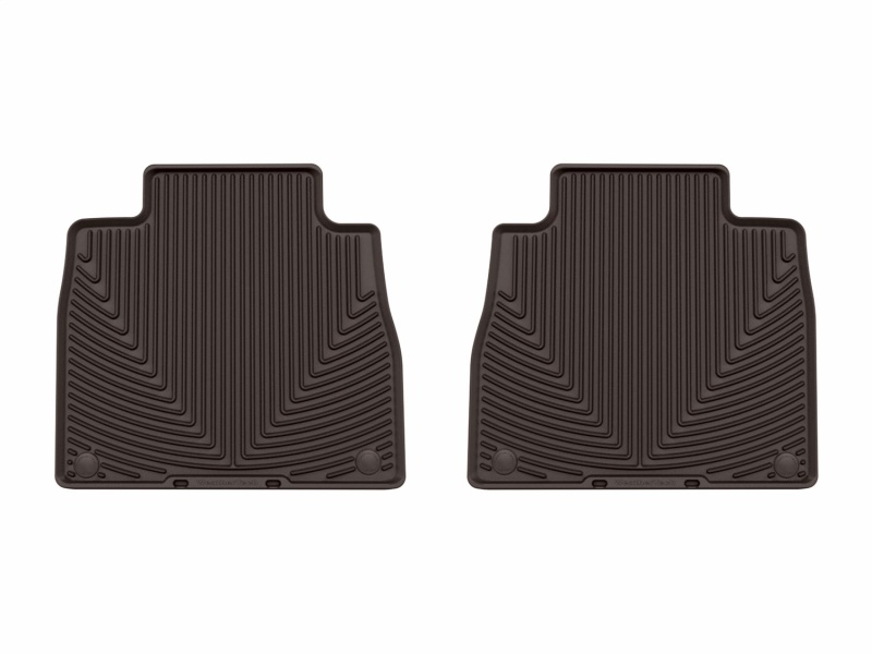 Mercedes-Benz AMG GLS 63 Rubber Floor Mats - Rear - WeatherTech - All-Weather - Cocoa - `20-`25