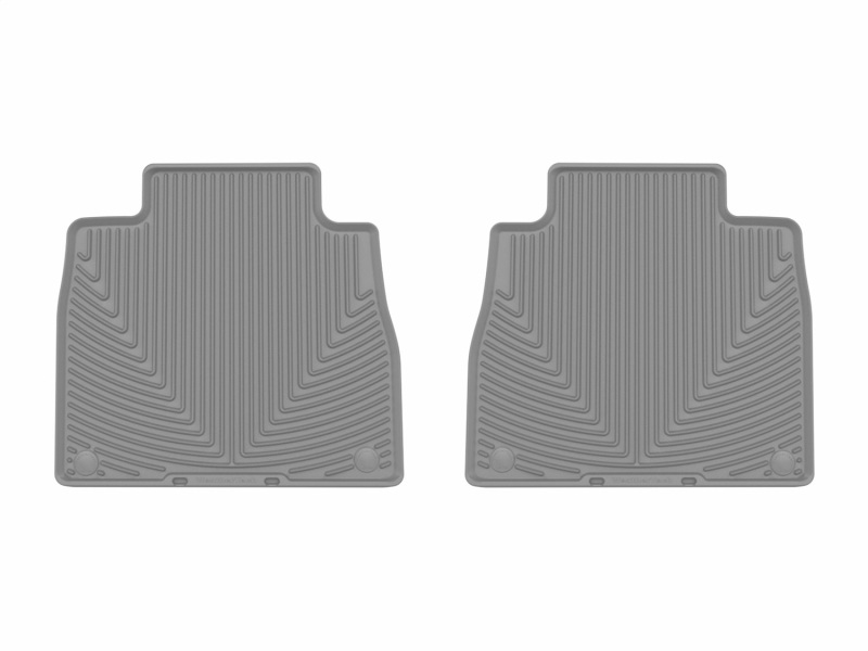 Mercedes-Benz AMG GLS 63 SUV Rubber Floor Mats - Rear - WeatherTech - All-Weather - Grey - `20-`25