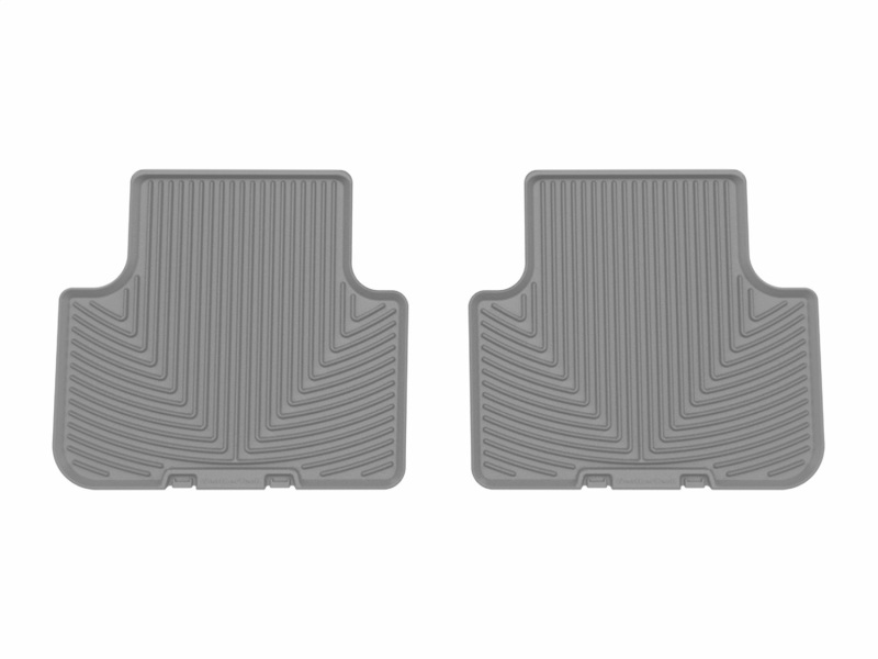 Audi Q7 Floor Mats - Rear - WeatherTech - All-Weather - Grey - `17-`25