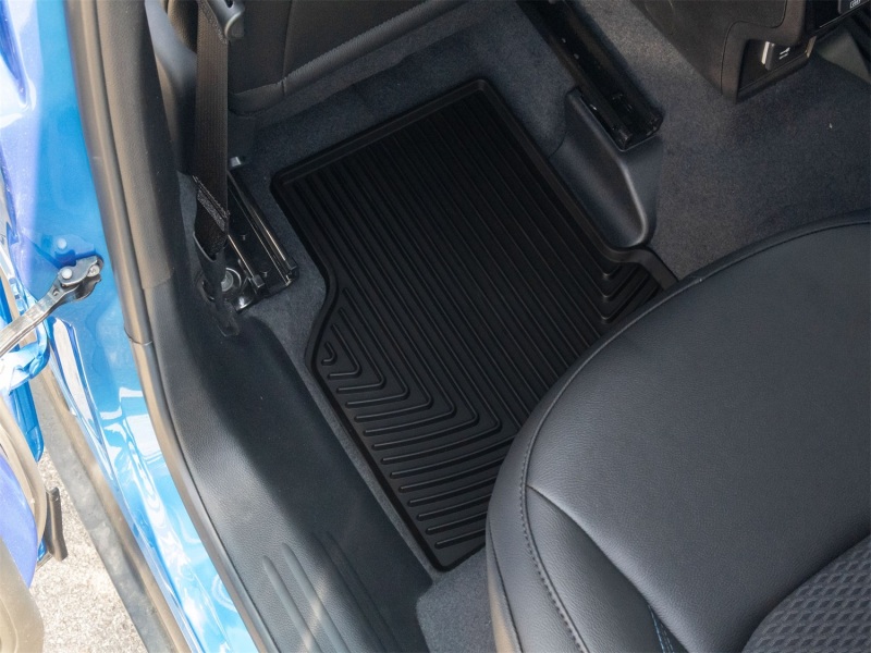 Jeep Compass Floor Mats - Rear - WeatherTech - All-Weather - Black - `17-`26