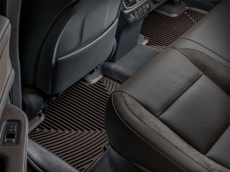 Lexus RX Rubber Floor Mats - Rear - WeatherTech - All-Weather - Cocoa - `23-`26