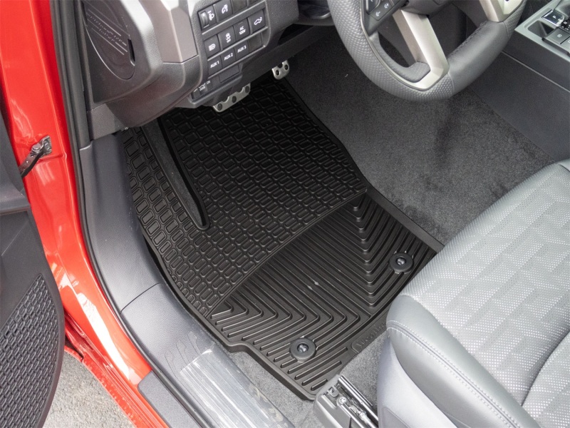 Toyota Tacoma Floor Mats - Front - WeatherTech - All-Weather - Black - `24-`26