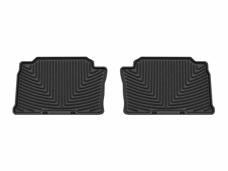 Toyota Tacoma Floor Mats - Rear - WeatherTech - All-Weather - Black - `24-`26