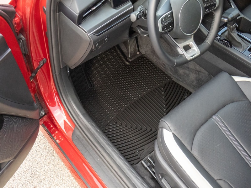 Hyundai Sonata Floor Mats - Front - WeatherTech - All-Weather - Black - `20-`26