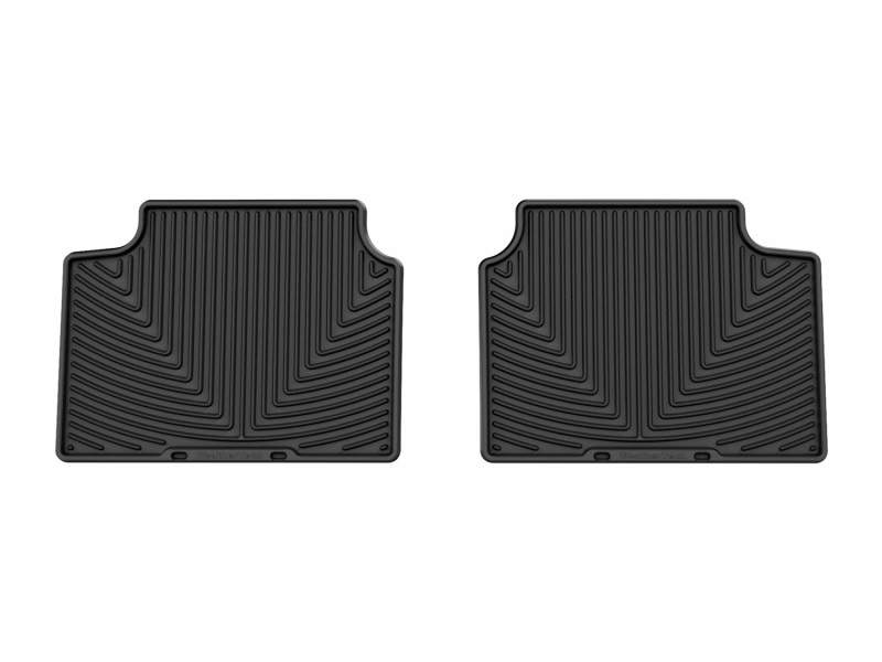 Hyundai Sonata Floor Mats - Rear - WeatherTech - All-Weather - Black - `20-`26