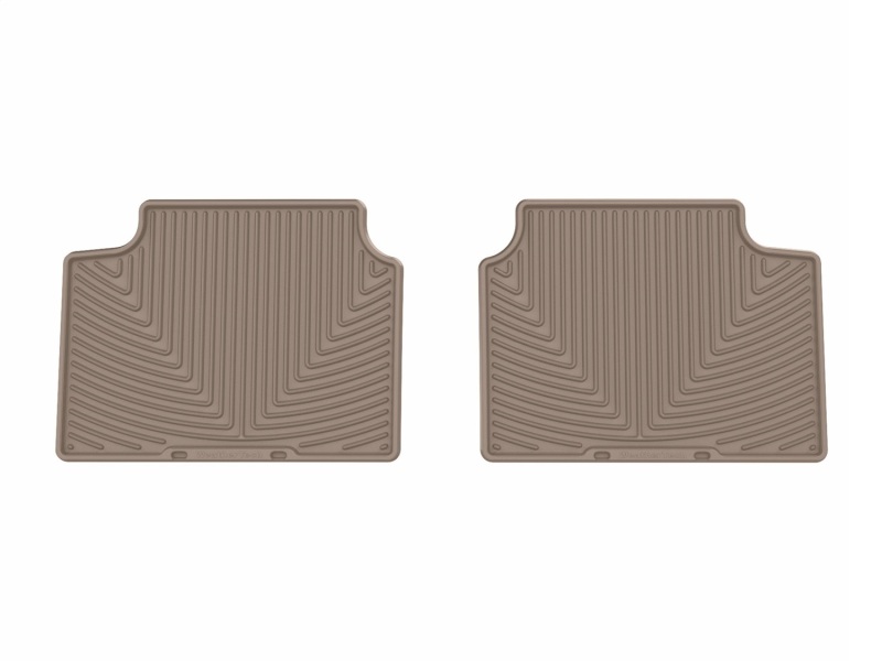 Hyundai Sonata Rubber Mats - Rear - WeatherTech - All-Weather - Tan - `20-`26