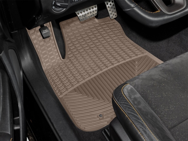 Chrysler 300 Rubber Floor Mats (1st Row) - Front - WeatherTech - All-Weather - Tan - `17-`23