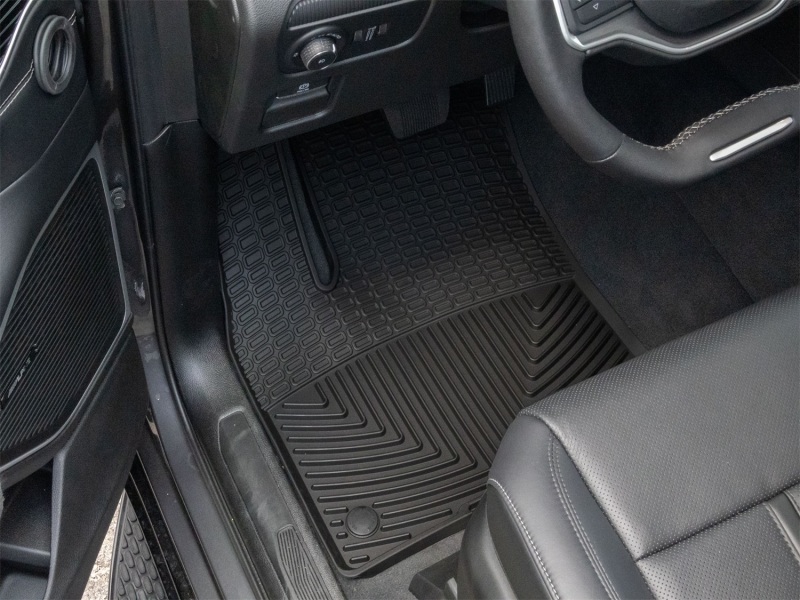 Jeep Grand Wagoneer Floor Mats - Front - WeatherTech - All-Weather - Black - `22-`26