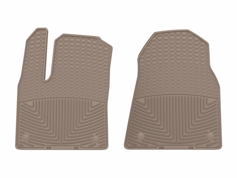 Jeep Grand Wagoneer Floor Mats - Front - WeatherTech - All-Weather - Tan - `22-`26