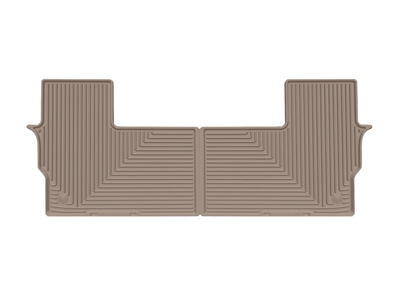 Jeep Grand Wagoneer Rubber Mats - Rear - WeatherTech - All-Weather - Tan - `22-`26
