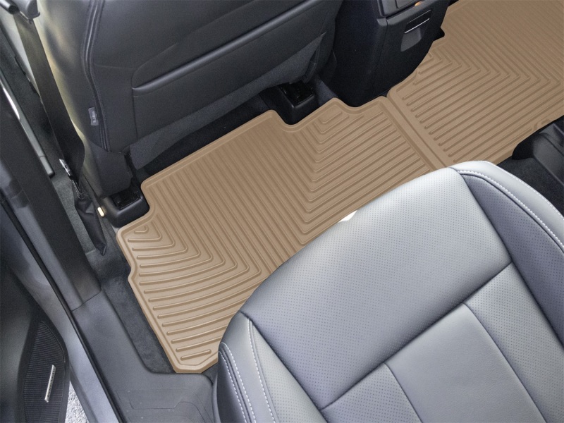 Subaru Ascent Floor Mats - Rear - WeatherTech - All-Weather - Tan - `19-`26