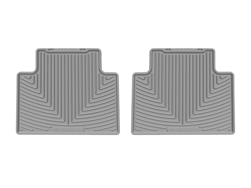 Kia Seltos Rubber Floor Mats - Rear - WeatherTech - All-Weather - Grey - `21-`26